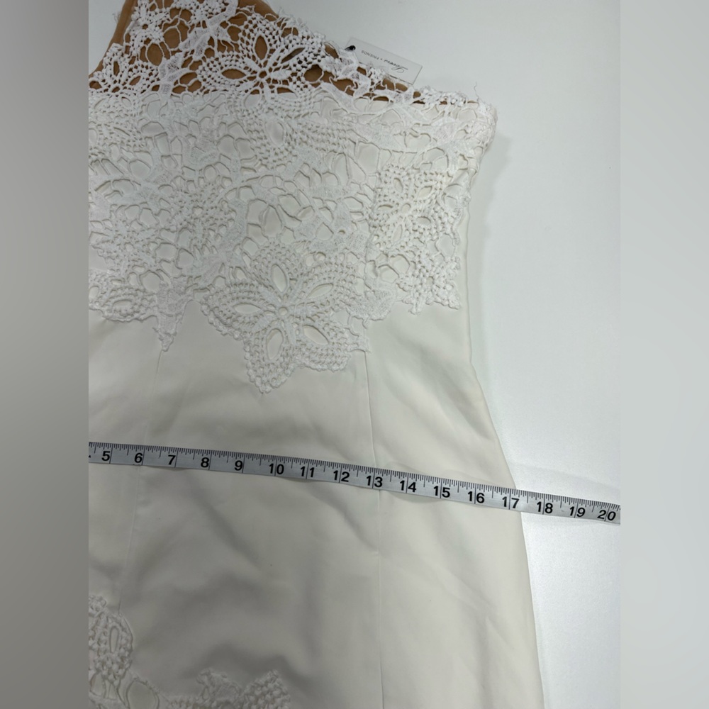 Lovers + Friends Yazmin Dress White Lace Size Small New With Tags - Picture 9 of 14